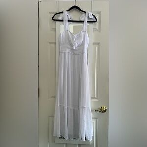 Francesca’s White Midi Dress